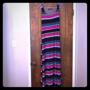 Long striped dress
